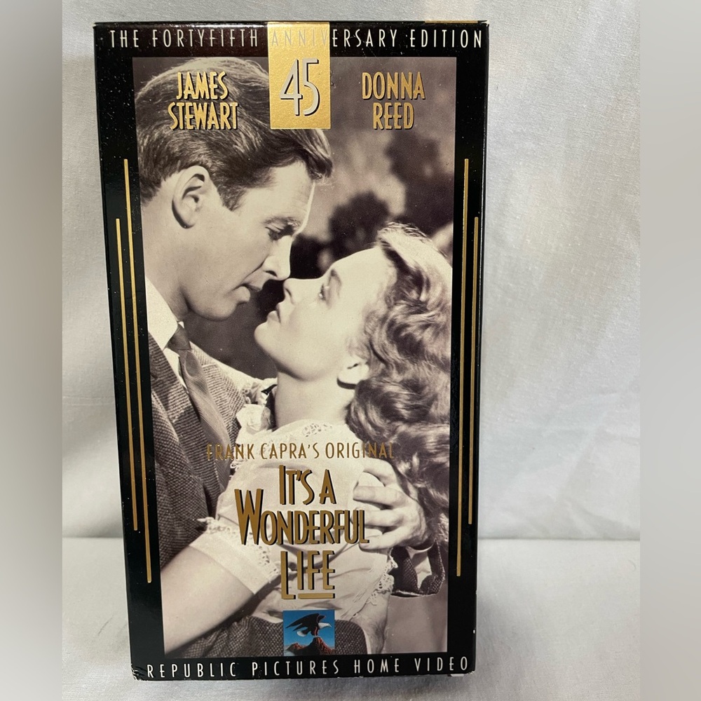 It’s a Wonderful Life video tape. 45th Anniversary Edition. Collector’s item